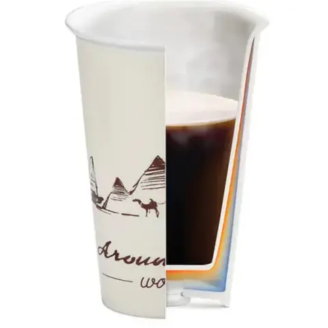 DELONGHI DLSC057 A világjáró Termikus bögre 300 ml mintás