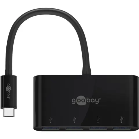 GOOBAY 4-Port USB-C Multiport Adapter