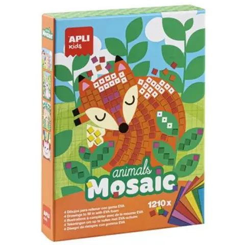 APLI Kids Animals Mosaic mozaikos képkészítő készlet - Erdei állatok