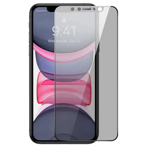 BASEUS Tempered Glass Privacy 0.3mm iPhone 11/XR