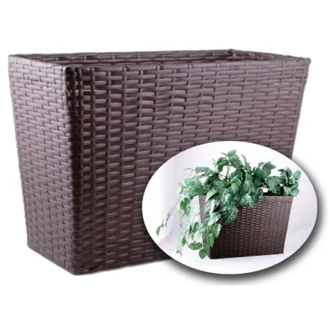 Polyrattan téglalap doboz II