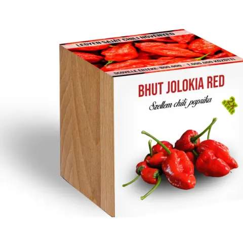 Szellem chili - Bhut Jolokia Red fa kaspóba