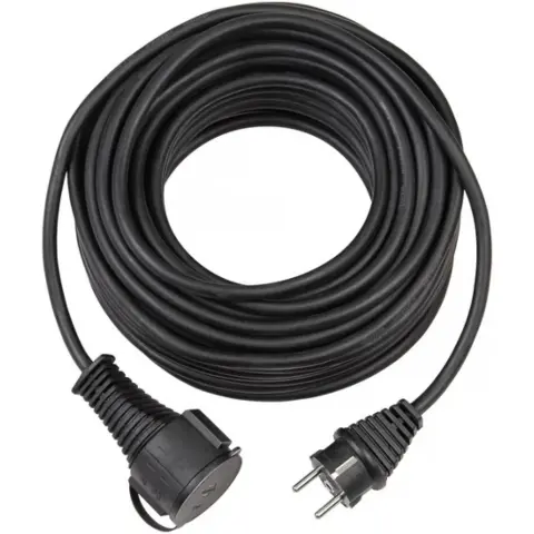 BRENNENSTUHL Extension cable IP44 25m black Outdoor