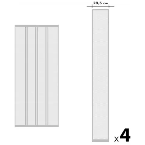 DELIGHT 11608WH Mosquito screen tape for doors white