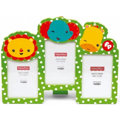 MATTEL Fisher Price Képkeret szett állat figurás 3 részes