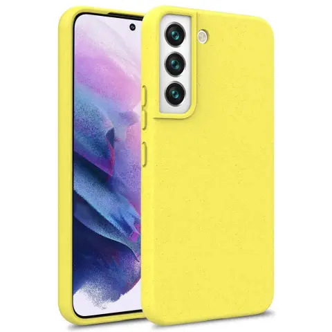 CELLECT GoGreen Bio husă Samsung Galaxy A54 5G galbenă