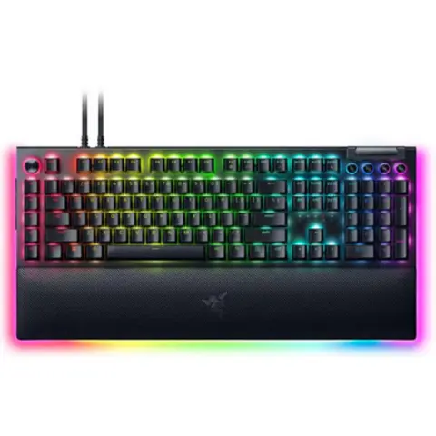 RAZER BlackWidow V4 Pro Green UK Angol fekete