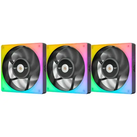 THERMALTAKE TOUGHFAN 12 RGB High Static Pressure Radiator Fan TT Premium Edition 3-teiliges Set mit Controller