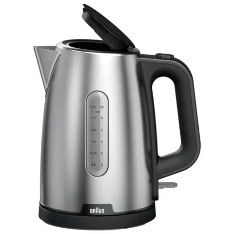 BRAUN 0X21010067 WK1500BK kettle 2200 W 1.7 l silver