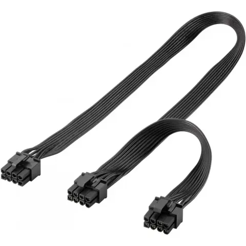 GOOBAY PCI Express 8 pin Splitter Black 23cm 59714