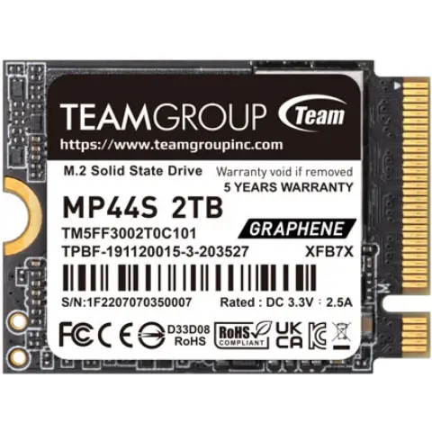 TEAM GROUP 2TB MP44S M.2 PCIe M.2 2230 TM5FF3002T0C101