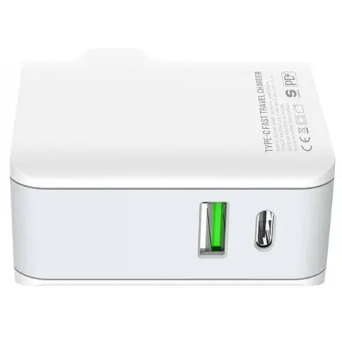 LDNIO A4403C Wall charger + USB - Lightning cable 20W white