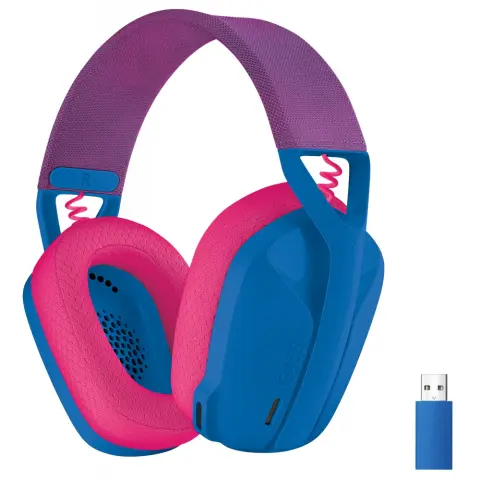 LOGITECH G435 LIGHTSPEED vezetéknélküli gaming fejhallgató Kék