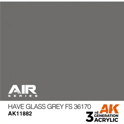 AK INTERACTIVE AIR Have Glass Grey FS 36170 akrilfesték 17ml
