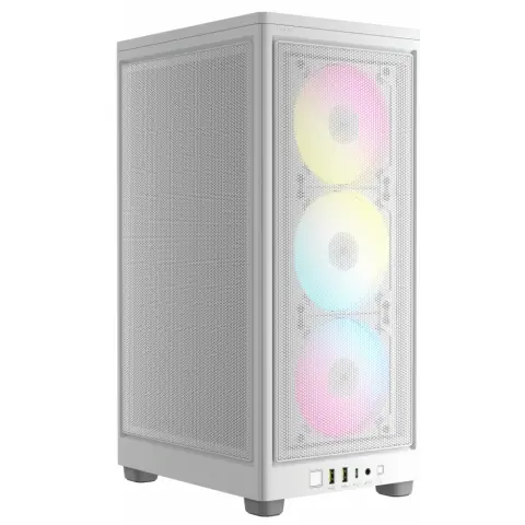 CORSAIR 2000D RGB AIRFLOW Mini-ITX fehér