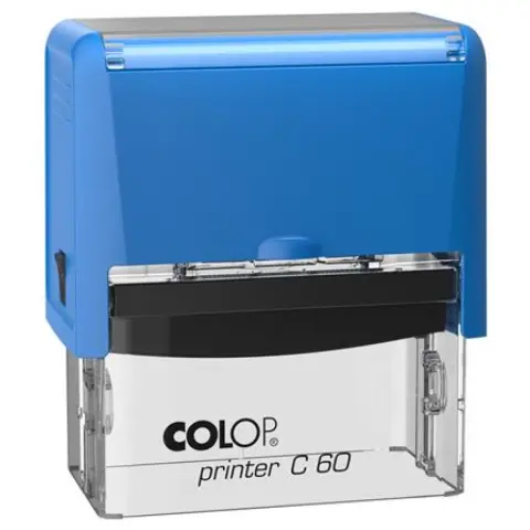 COLOP Stamp Printer C 60 blue-transparent