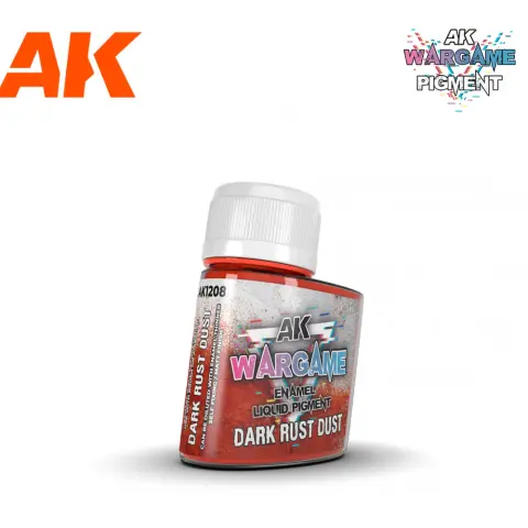 AK INTERACTIVE Wargame pigment Dark Rust Dust enamel folyékony pigment 35ml