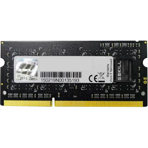 G.SKILL 8GB Notebook DDR3 1333MHz CL9 F3-1333C9S-8GSA