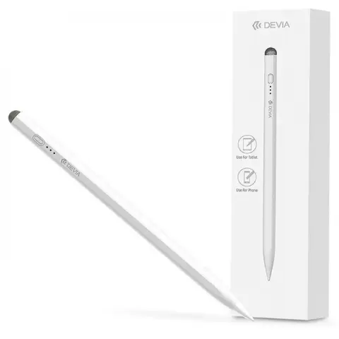 DEVIA Screen Pencil érintőceruza 2018 után gyártott Apple iPad készülékhez fehér