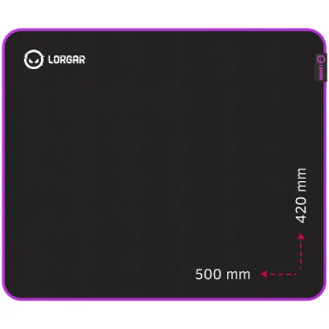 LORGAR Main 315 fekete-lila