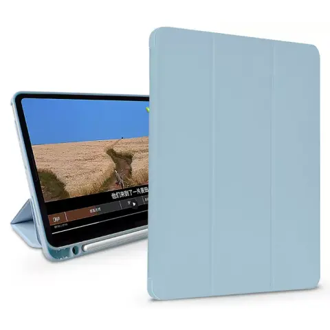 DEVIA Tablet case (Smart Case) on/off funkciom Apple Pencil držačem magnetski sa punjačem Apple iPad 10.2 (2019/2020/2021) plava