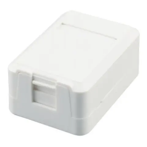 EQUIP 1-Port Keystone Jack Surface Mount Box 125121