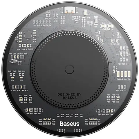 BASEUS Simple 2 Asztali vezeték nélküli töltő 15W fekete