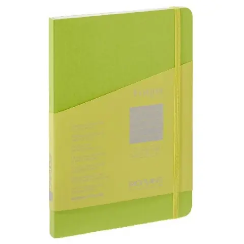 FABRIANO Ecoqua Plus A5 80 lapos vonalas notesz világoszöld