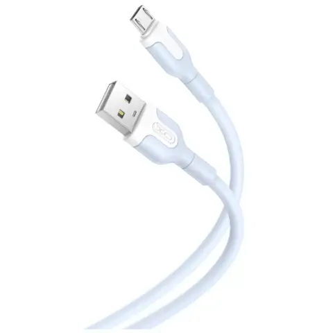 XO NB212 kábel USB-A / Micro USB 1M 2.1A Kék