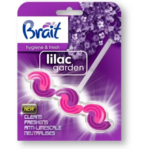 BRAIT 16271 Brait Hygiene and fresh WC cleaning block 2-phase 3x45 g lilac