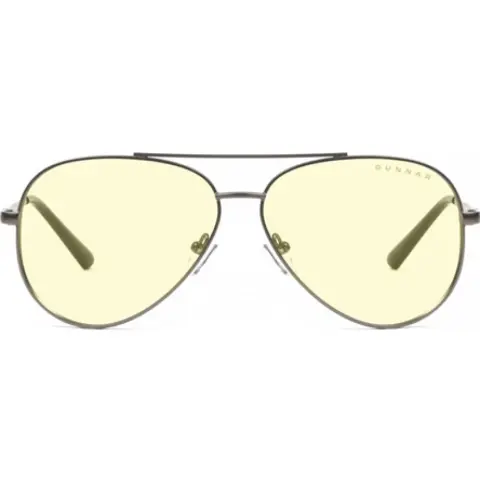 GUNNAR Maverick Unisex Monitor Glasses Gunmetal-Amber