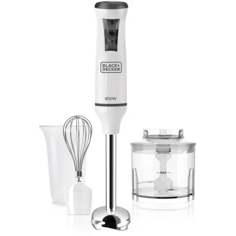 BLACK AND DECKER BXHBA600E Botmixer 600 W fehér
