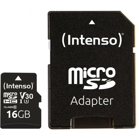INTENSO Professional 16GB MicroSDHC 45 MB/s 3433470