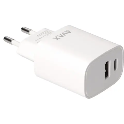 AVAX CH320 SPEEDY Mains Wall Charger USB + Type C 20W