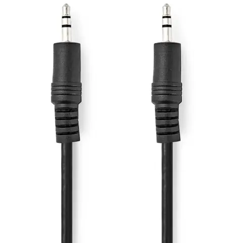 NEDIS Jack Összekötő Fekete 50cm CAGL22000BK05