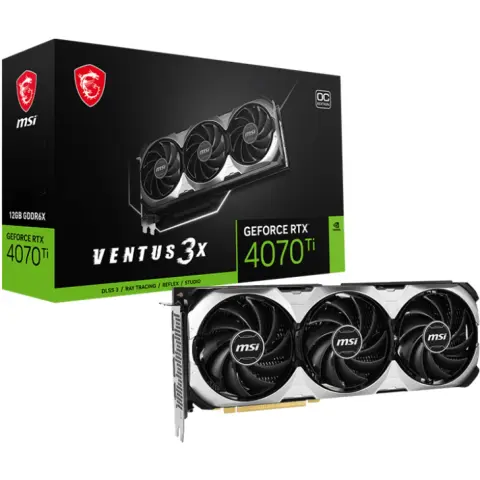 MSI VENTUS 3X E OC GeForce RTX 4070 Ti 12GB GDDR6X DLSS3