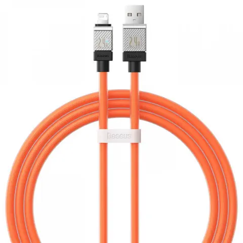 BASEUS CAKW000407 USB Lightning Töltő/adat 1m Narancssárga