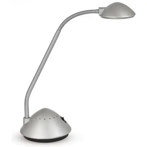 MAUL 8200495 LED namizna svetilka "Arc" srebrna