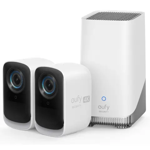 EUFY S300 eufyCam (eufyCam 3C) kamera rendszer indulókészlet hub + 2 db kamera