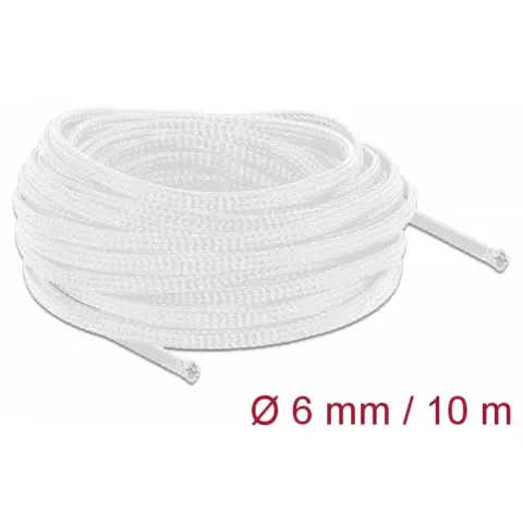 DELOCK Kábelkötegelő Fehér 10m 20693