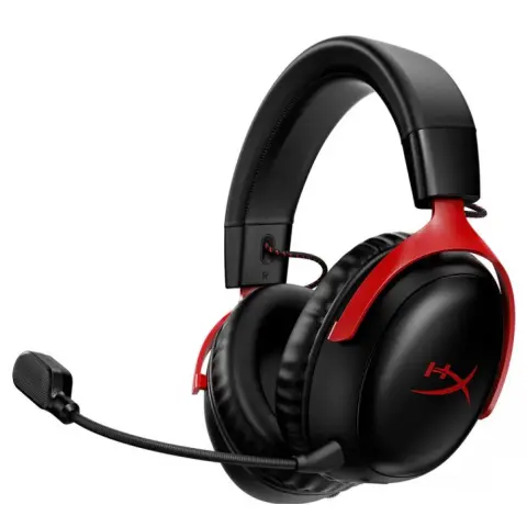 HP HyperX Cloud III Wireless fekete-piros