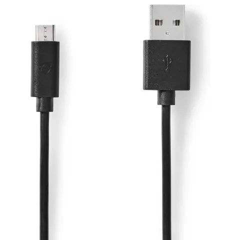 NEDIS USB Micro USB Átalakító Fekete 2m CCGL60500BK20