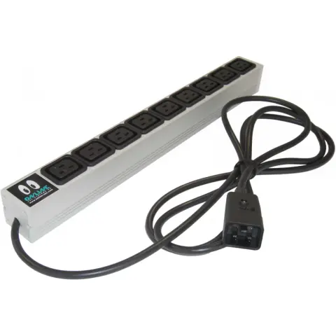 ONLINE USV IEC16A9IEC16A-RACK Power strip 9 sockets 3m gray