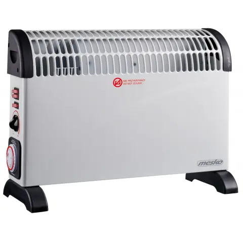 MESKO MS 7741w Hősugárzó konvektoros időzítővel és turbóventilátorral 2000 W fehér