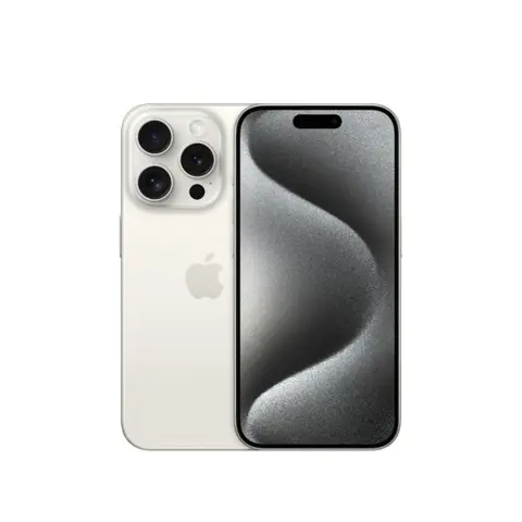 APPLE iPhone 15 Pro 128GB fehér titán