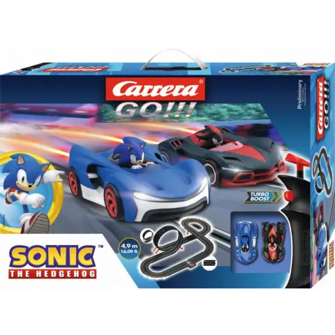 CARRERA-TOYS GO!!! Sonic the Hedgehog track set 4.9m