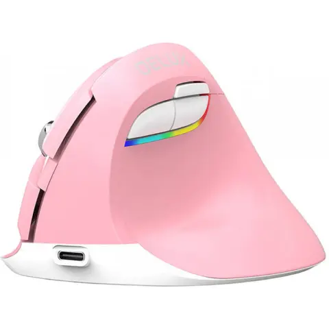 DELUX M618 Mini RGB Wireless rózsaszín