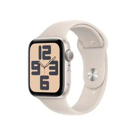APPLE Watch SE 2023 GPS 44mm csillagfény alumíniumtok csillagfény sportszíj M/L