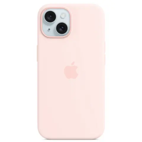 APPLE MagSafe-attached silicone case iPhone 15 Light Pink