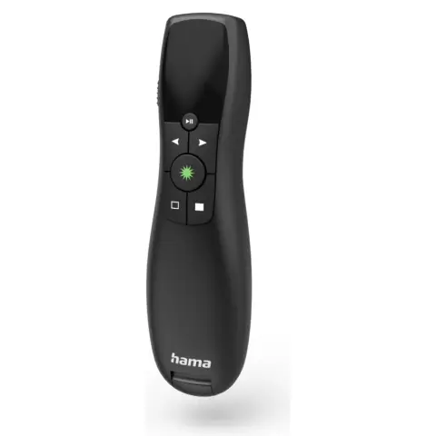 HAMA 139918 Multimedia presenter Green-light zöld lézer pointer fekete